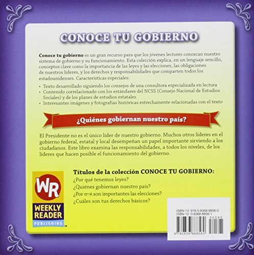 Quienes gobiernan nuestro pais?/ Who Leads Our Country? (Conoce Tu Gubierno/ Know Your Government) (Spanish Edition),Used