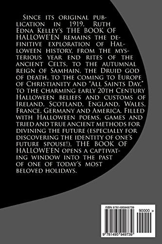 The Book of Hallowe'en: The Origin and History of Halloween,New
