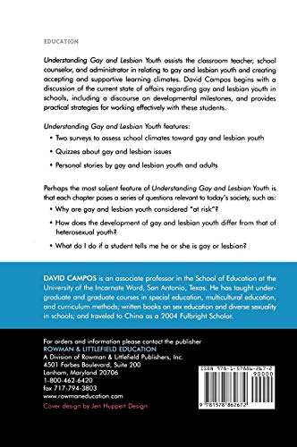Understanding Gay and Lesbian Youth: Lessons for Straight School Teachers, Counselors, and Administrators,Used