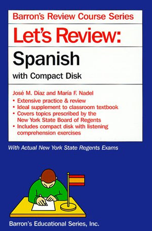 Let's Review: Spanish With Compact Disk (Barron's Review Course Series) (Spanish Edition),Used