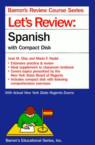 Let's Review: Spanish With Compact Disk (Barron's Review Course Series) (Spanish Edition),Used