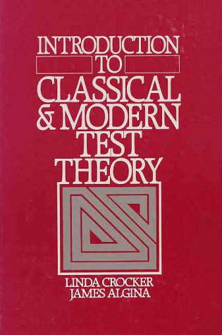 Introduction to Classical and Modern Test Theory,Used
