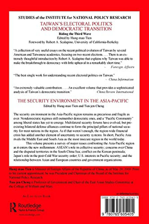 The Security Environment in the AsiaPacific (Studies of the Institute for National Policy Research),Used