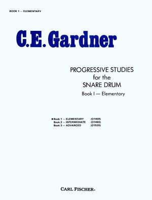 O1409  Progressive Studies for the Snare Drum  BK. 1 Elementary (CAISSE CLAIRE),Used