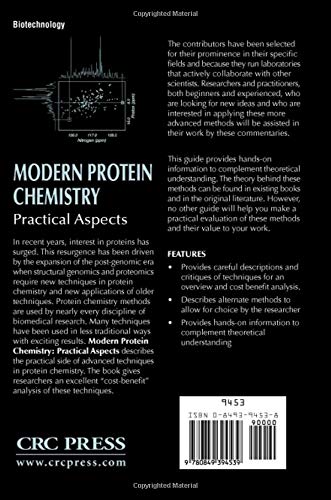 Modern Protein Chemistry: Practical Aspects,Used