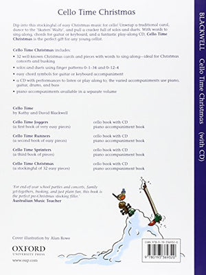 Cello Time Christmas + CD: A stockingful of 32 easy pieces for cello (Cello Time),Used
