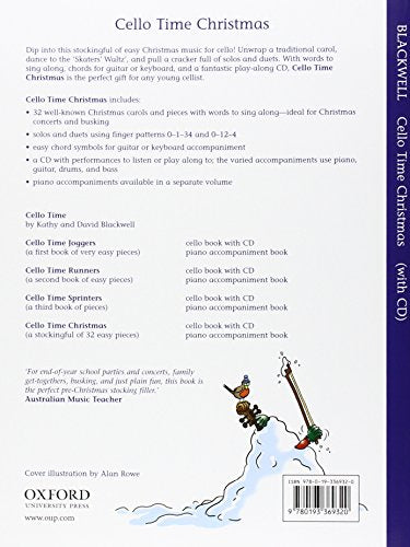 Cello Time Christmas + CD: A stockingful of 32 easy pieces for cello (Cello Time),Used