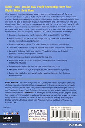 Digital Marketing Analytics: Making Sense of Consumer Data in a Digital World,Used