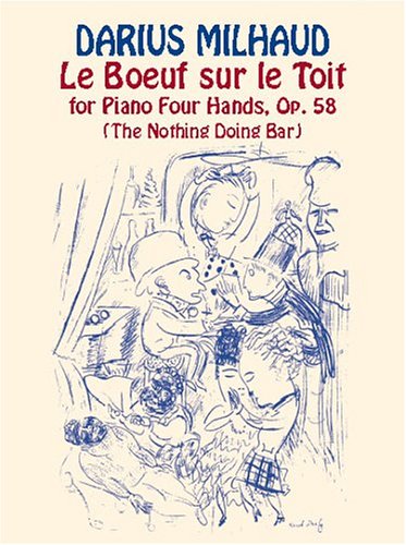 Le Boeuf sur le Toit for Piano Four Hands, Op. 58,Used