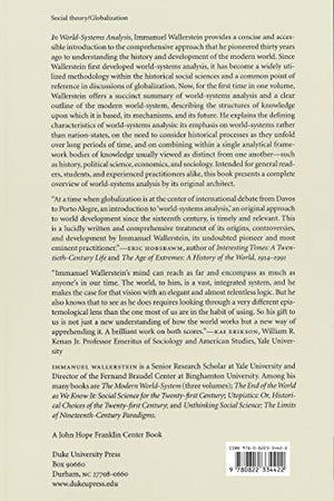 Worldsystems Analysis: An Introduction,Used