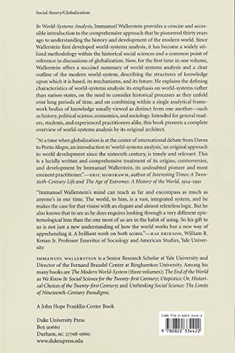Worldsystems Analysis: An Introduction,Used