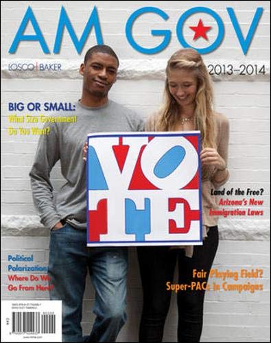 AM GOV 20132014,Used