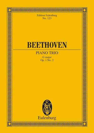 Piano Trio Op. 1, No. 2, in G Major (Edition Eulenburg No. 123): Miniature Score / Study Score,Used