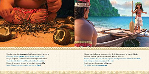 Disney Moana: Movie Storybook / Libro Basado En La Pelcula (Englishspanish) (Disney Bilingual)