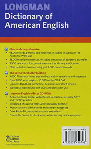 Longman Dictionary of American English, 4th Edition (hardcover with CDROM) (4th Edition),Used