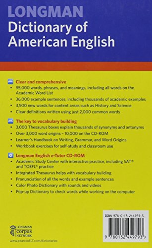 Longman Dictionary of American English, 4th Edition (hardcover with CDROM) (4th Edition),Used