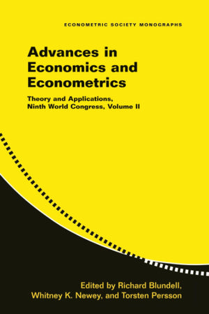 Advances Economics Econometrics v2 (Econometric Society Monographs, Series Number 42),Used