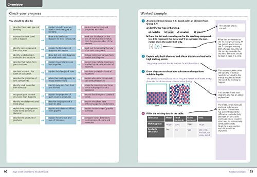 Collins GCSE Science  AQA GCSE (91) Chemistry: Student Book,Used