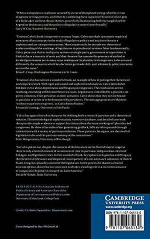 Legislator Success in Fragmented Congresses in Argentina: Plurality Cartels, Minority Presidents, and Lawmaking,Used