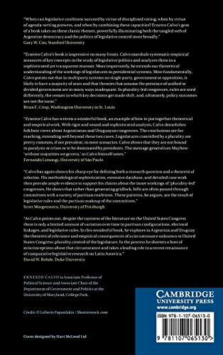Legislator Success in Fragmented Congresses in Argentina: Plurality Cartels, Minority Presidents, and Lawmaking,Used