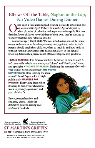 Elbows Off the Table, Napkin in the Lap, No Video Games During Dinner: The Modern Guide to Teaching Children Good Manners,Used