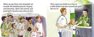 First Football Game: Band 04 Blue/Band 08 Purple (Collins Big Cat Phonics Progress),Used