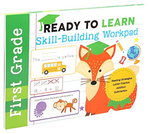 Ready to Learn: First Grade SkillBuilding Workpad: Reading Strategies, Letter Practice, Addition, Subtraction,Used