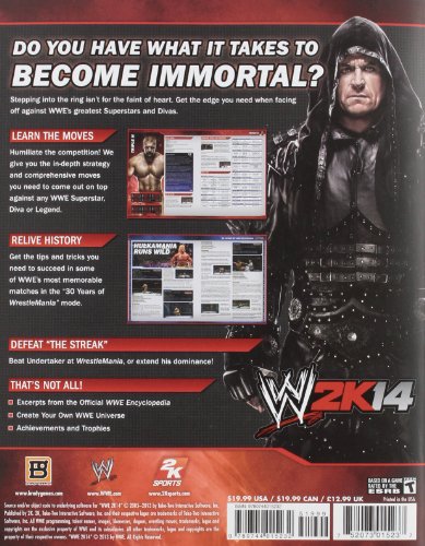WWE 2K14 Signature Series Strategy Guide,Used