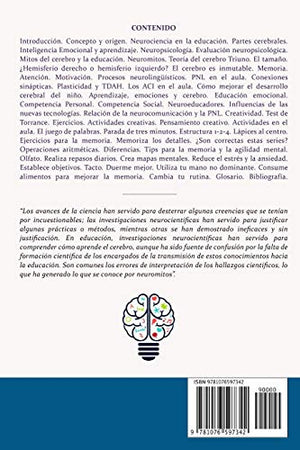 Educacin y Neurociencia: Tratados, anlisis, neuroaula y ejercicios (Spanish Edition),Used
