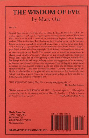 The Wisdom Of Eve  Acting Edition,Used