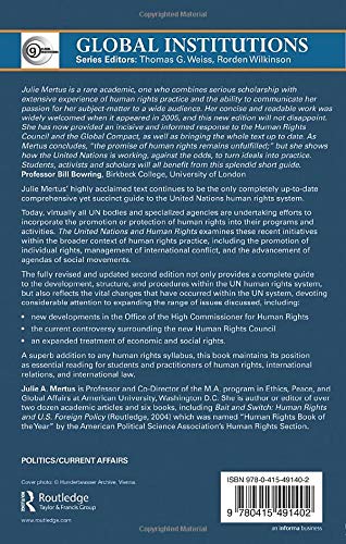 The United Nations and Human Rights (Global Institutions),Used