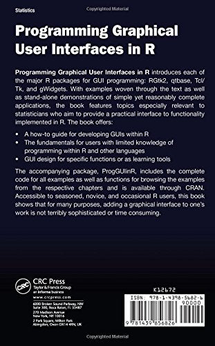 Programming Graphical User Interfaces in R (Chapman & Hall/CRC The R Series),Used