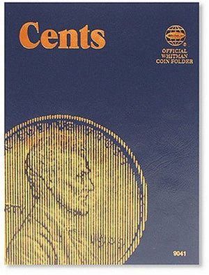Lincoln Cents Folder Plain (Official Whitman Coin Folder),Used