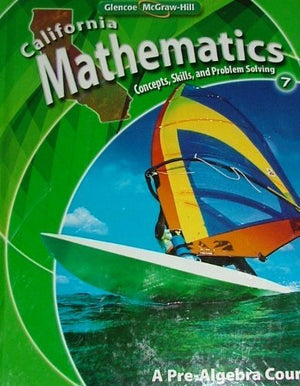 California Mathematics: Concepts, Skills, And Problem Solving, Grade 7,Used