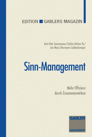 SinnManagement: Mehr Effizienz durch Zusammenwirken (German Edition),Used