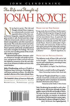 The Life and Thought of Josiah Royce: Revised and Expanded Edition (Vanderbilt Library of American Philosophy),Used