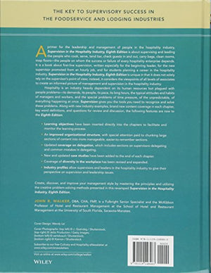 Supervision in the Hospitality Industry,New
