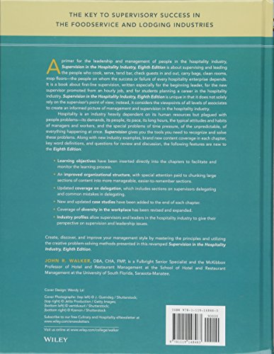Supervision in the Hospitality Industry,New