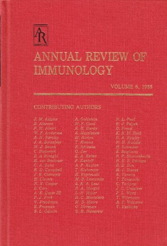Annual Review of Immunology,Used
