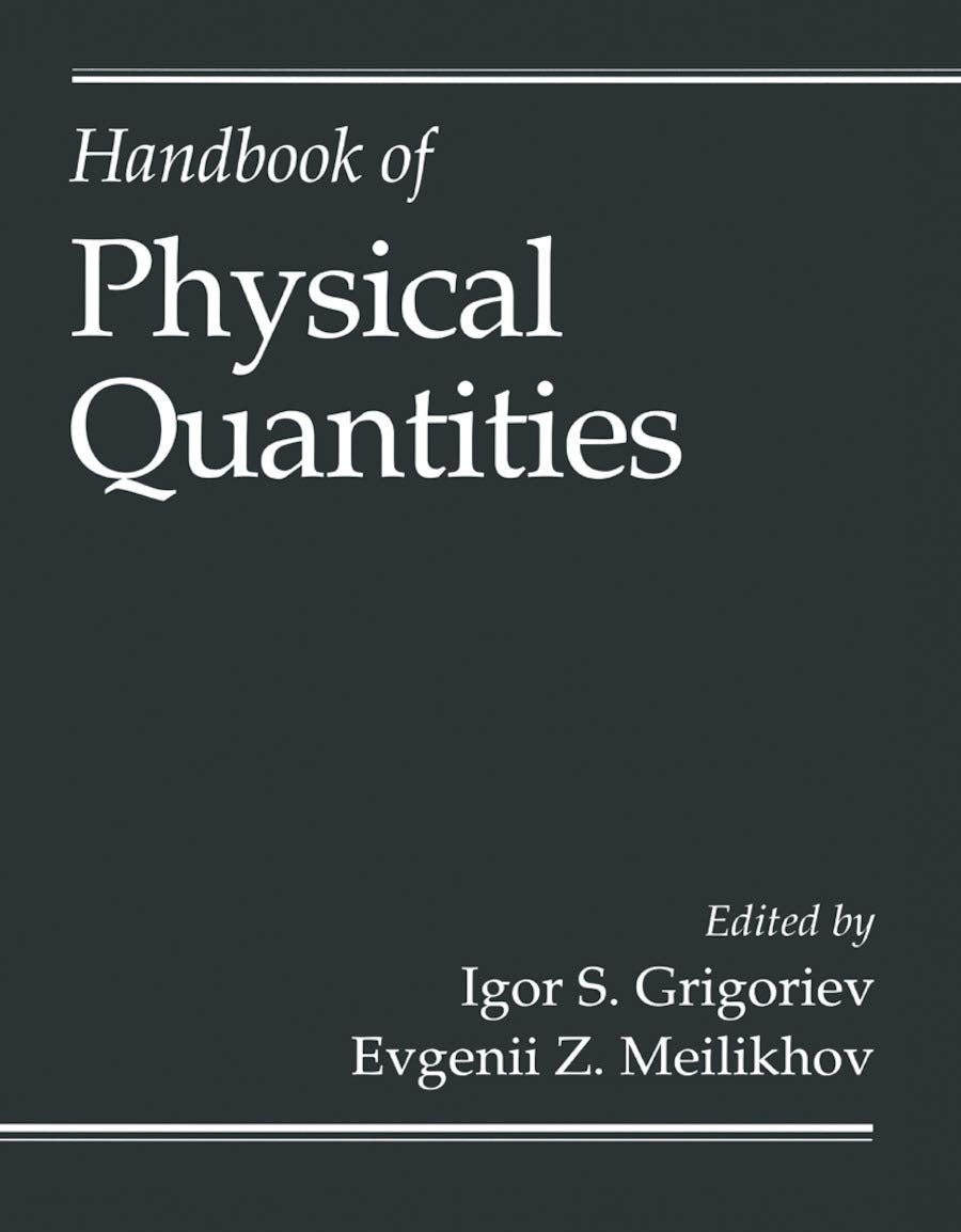 Handbook of Physical Quantities,Used