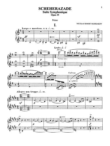 Scheherazade (Suite Symphonique, Op. 35) (Kalmus Edition),Used