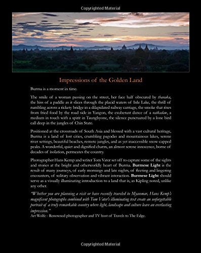 Burmese Light: Impressions of the Golden Land (Burma  Myanmar),Used