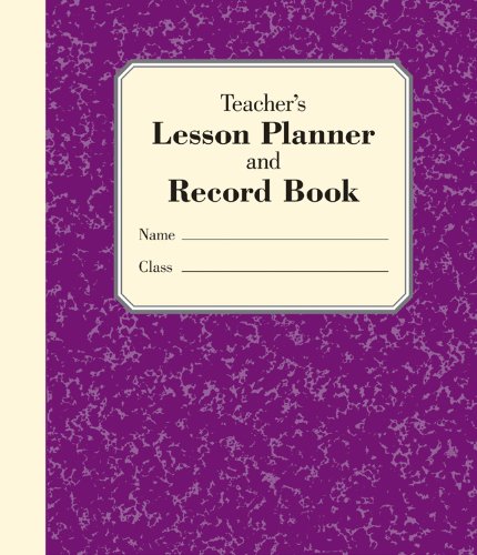 Teacher's Lesson Planner and Record Book,Used