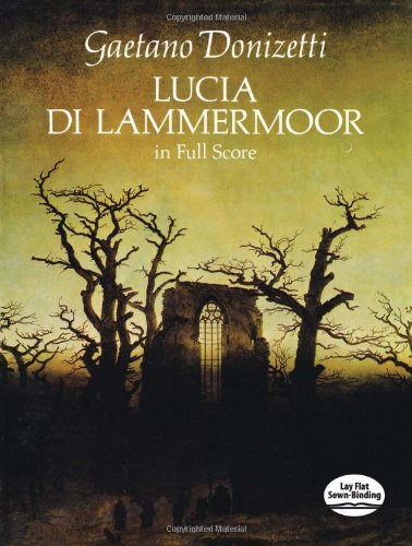 Lucia di Lammermoor in Full Score (Dover Music Scores),Used