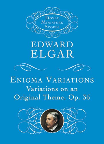 Enigma Variations: Variations on an Original Theme, Op. 36 (Dover Miniature Music Scores),Used