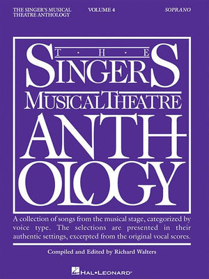 Singer's Musical Theatre Anthology, Vol. 4 (Singer's Musical Theatre Anthology (Songbooks)),Used