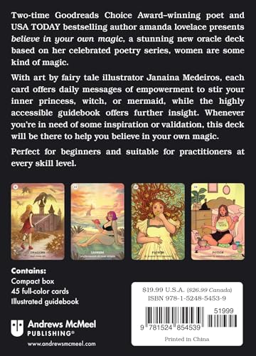 Believe in Your Own Magic: A 45Card Oracle Deck and Guidebook,Used