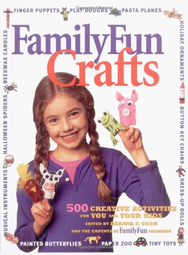 Disney's FamilyFun Crafts: 500 Creative Activities for You and Your Kids,Used