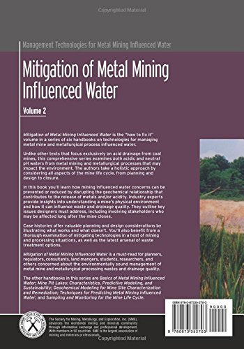Mitigation of Metal Mining Influenced Water (Management Technologies for Metal Mining Influenced Water, Vol. 2),Used