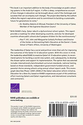 Education for a New Era: Design and Implementation of K12 Education Reform in Qatar,Used